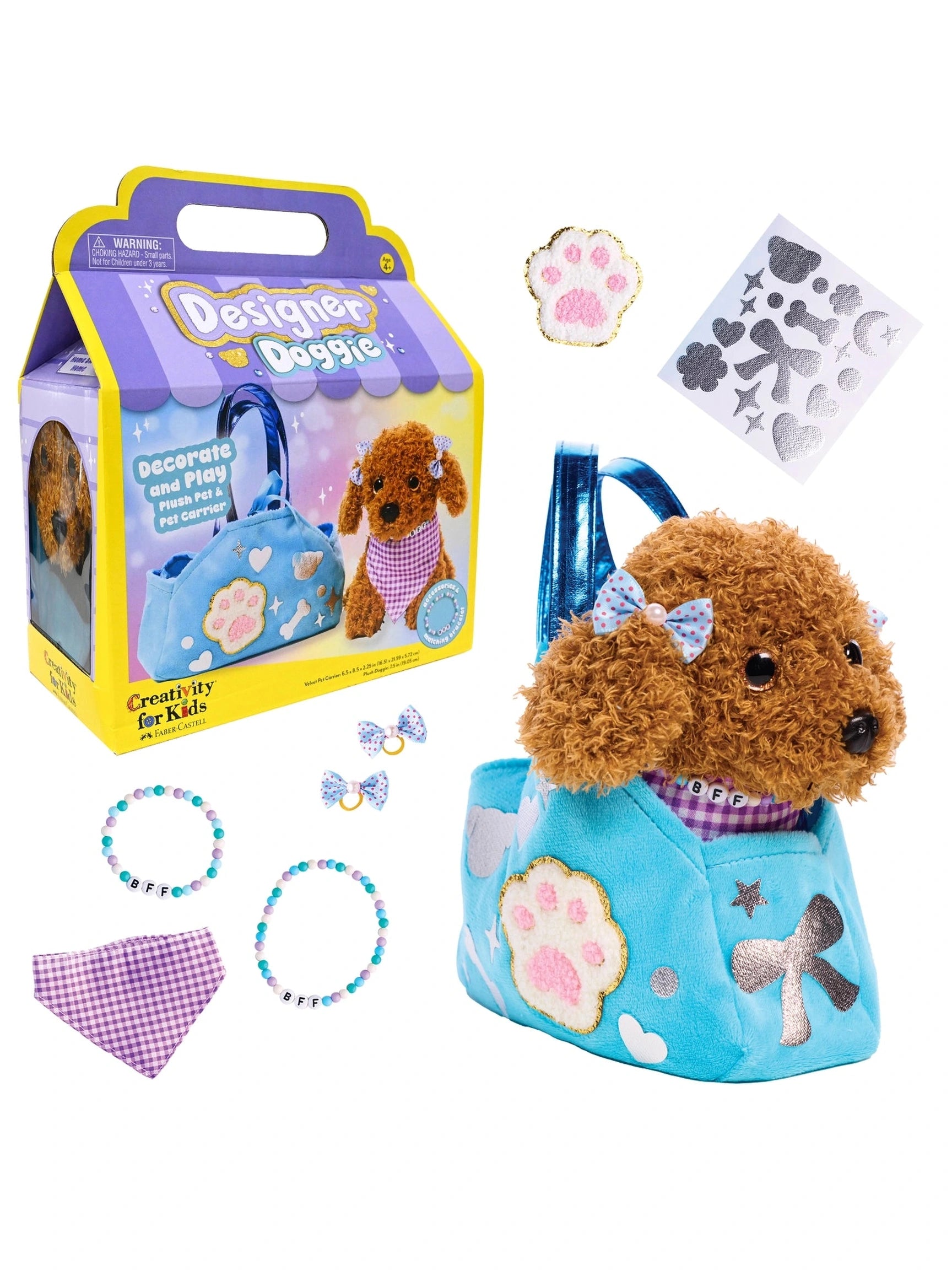 Decorate Your Own Designer Doggie Craft Kit for Kids - Posh Tots Children's Boutique