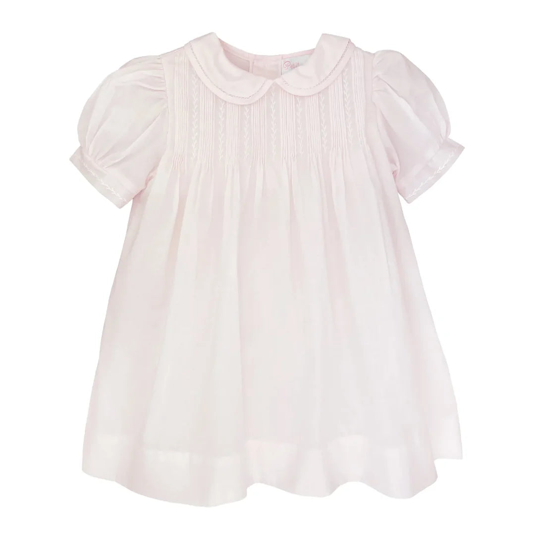 Dress with Pintucks and Featherstitching