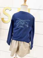 Navy Helicopter LS T-Shirt