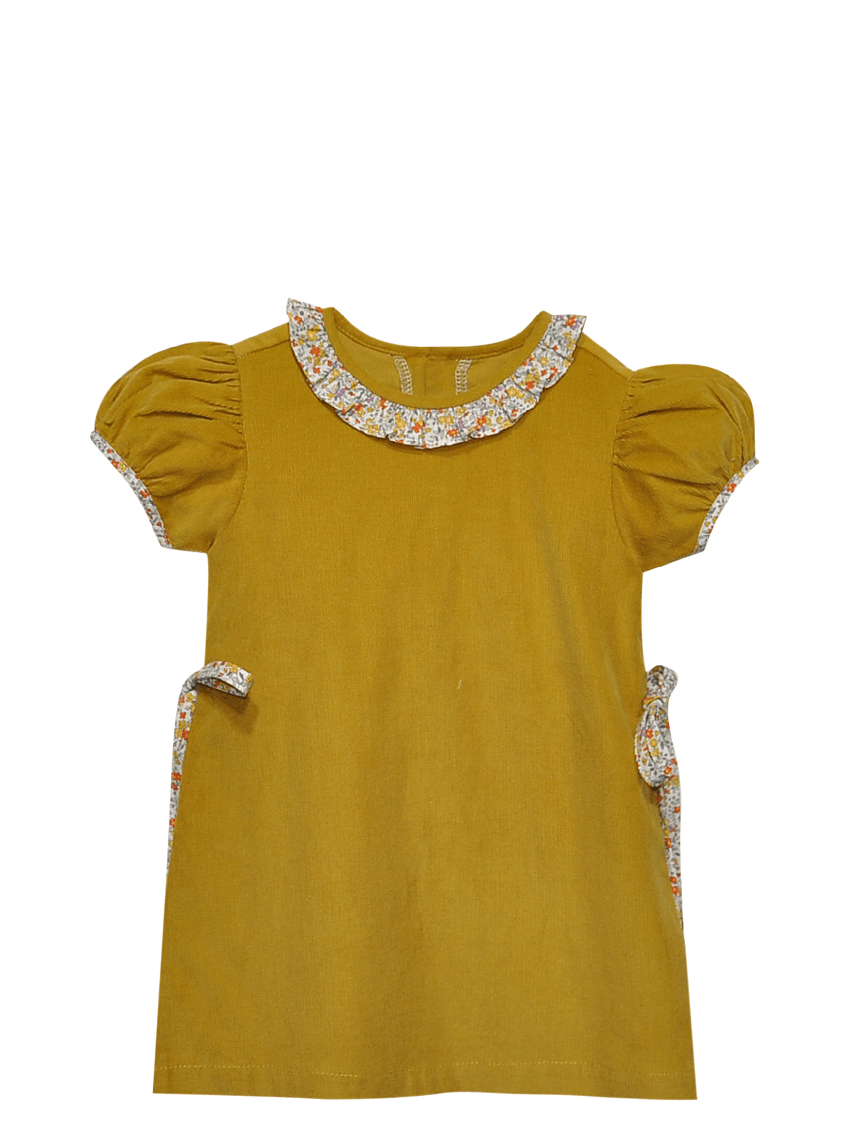 Allie Kate Dress - Yellow Flower