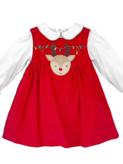 Reindeer Face Applique Jumper