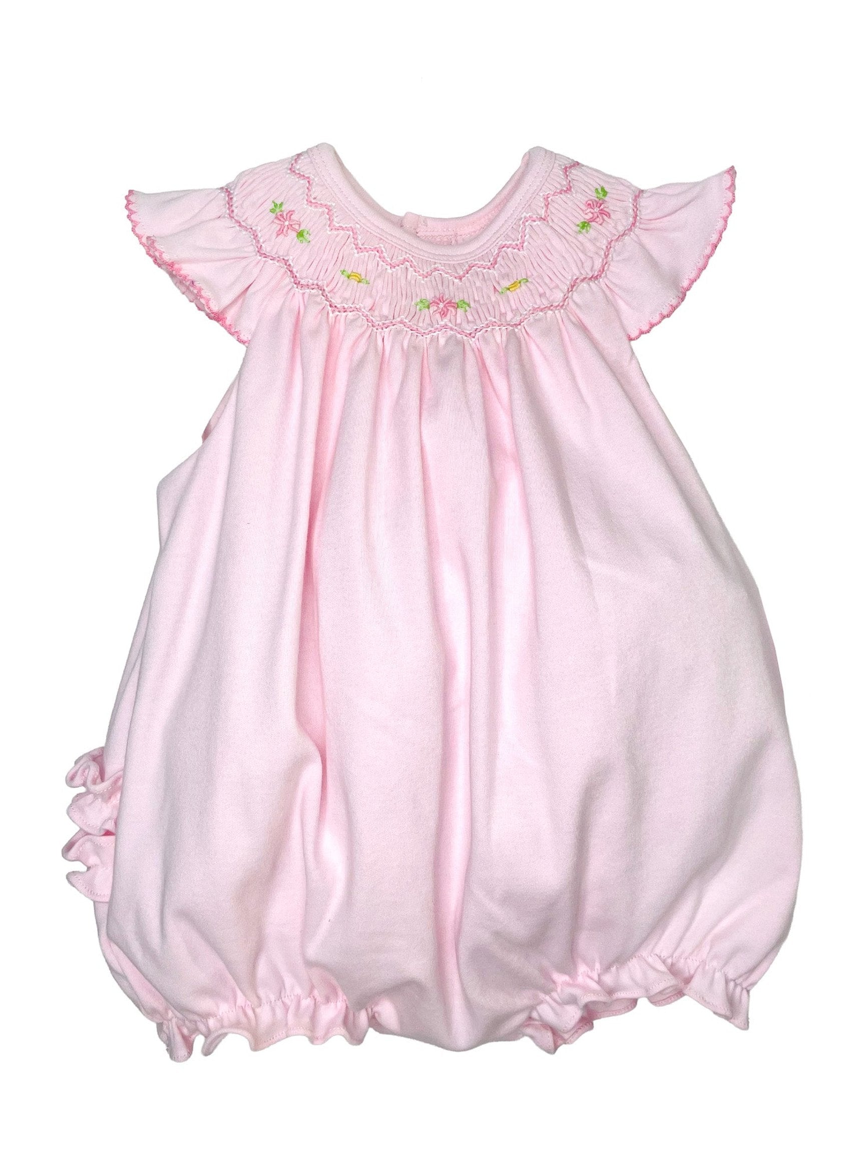 Paige Smocked Knit Bishop Bubble