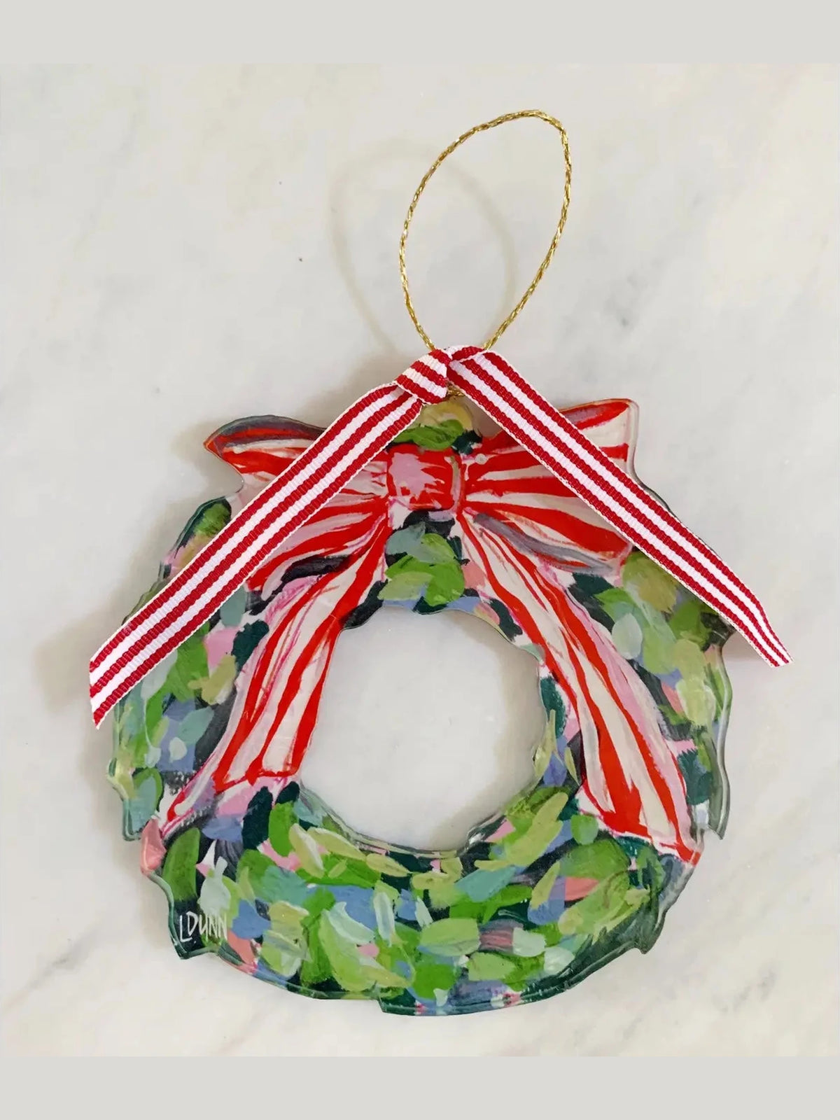 Wreath Acrylic Ornament
