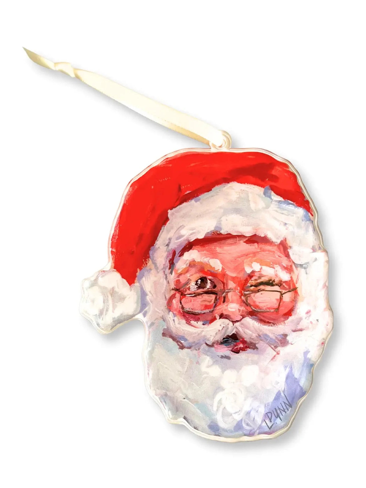 Naughty or Nice Santa Ornament