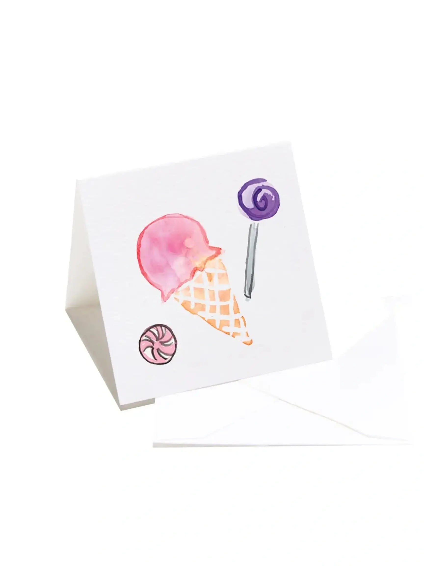 Ice Cream & Candy Enclosure Card