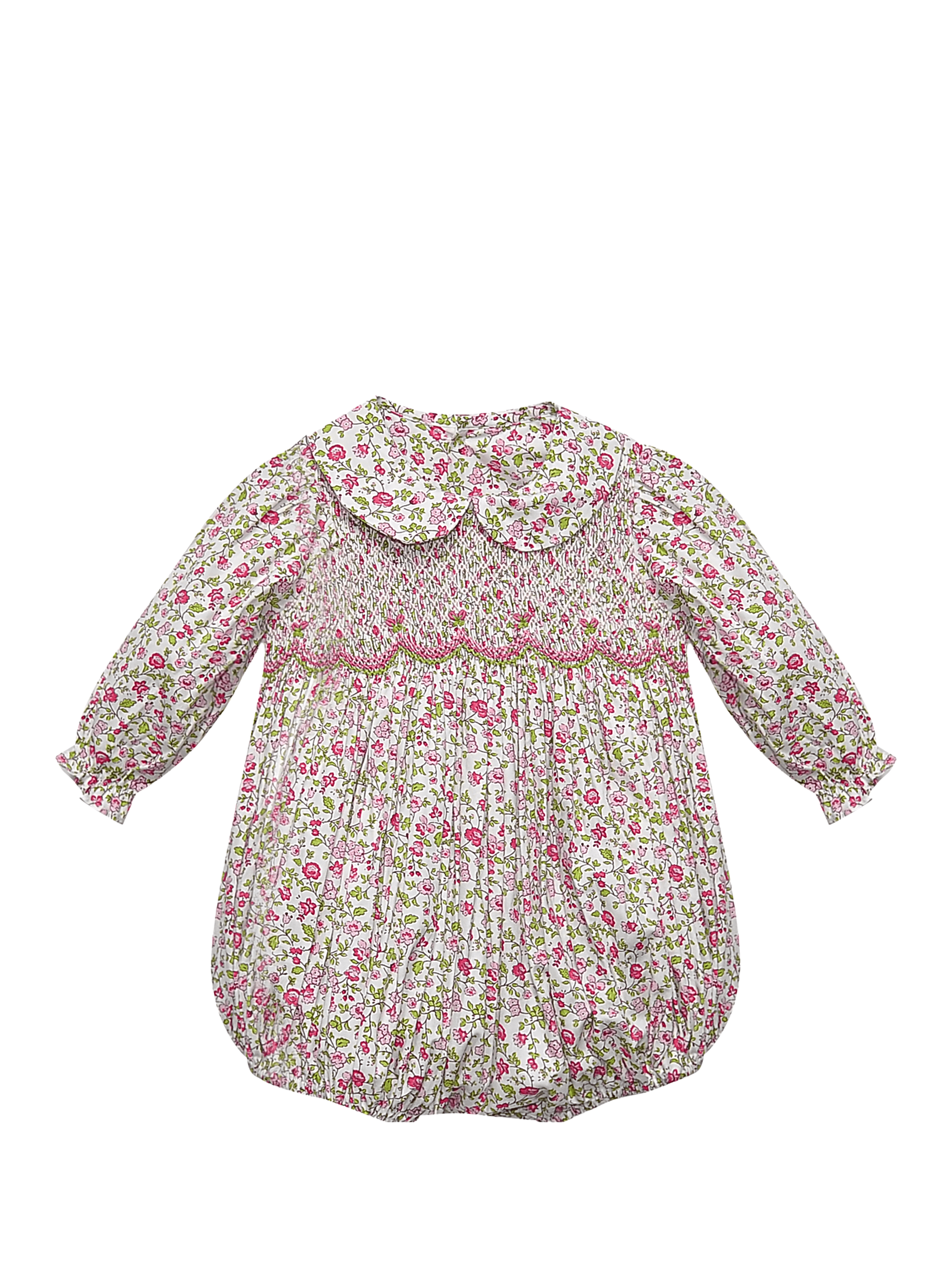 Cate Girl Bubble - Fuschia Pink Flower