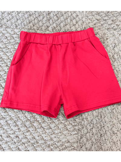 Pocket Shorts- Red