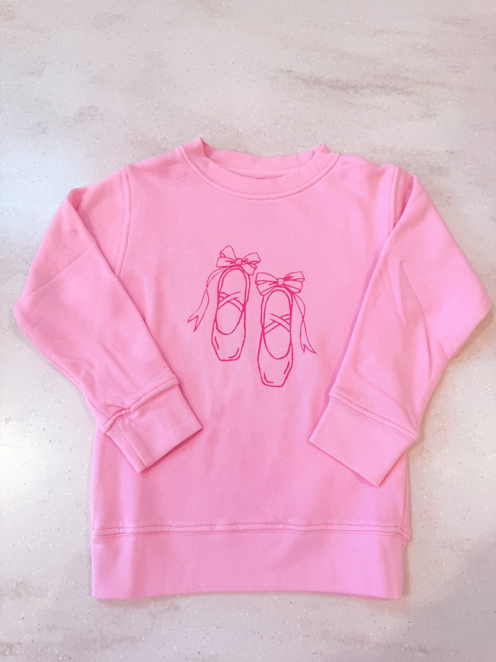 Light Pink Ballet Slippers Sweatshirt