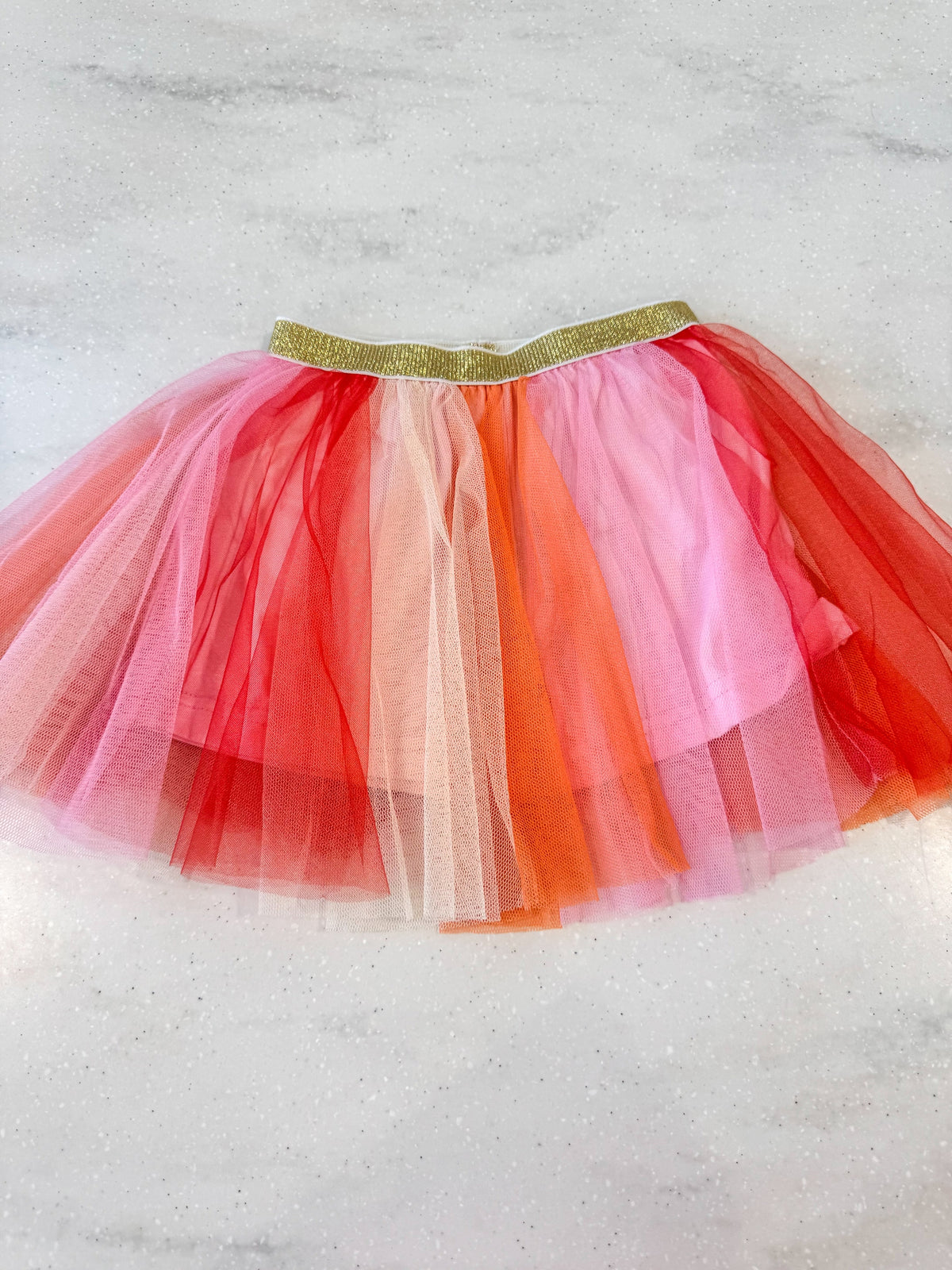 Glitz Skort - Patch Orange Pink