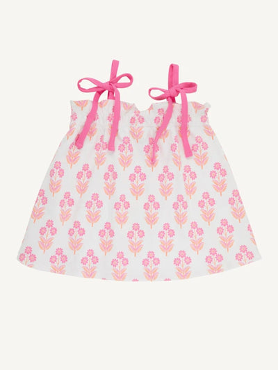 Lainey's Little Top- Bridgetown Harbour Hand Block