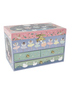 Musical Jewelry Box with 3 Drawers - Enchanted
