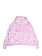 Fleece Printed Pullover Oversized Blanket Hoodie