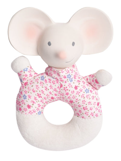 Meiya the Mouse Soft Rattle & Teether