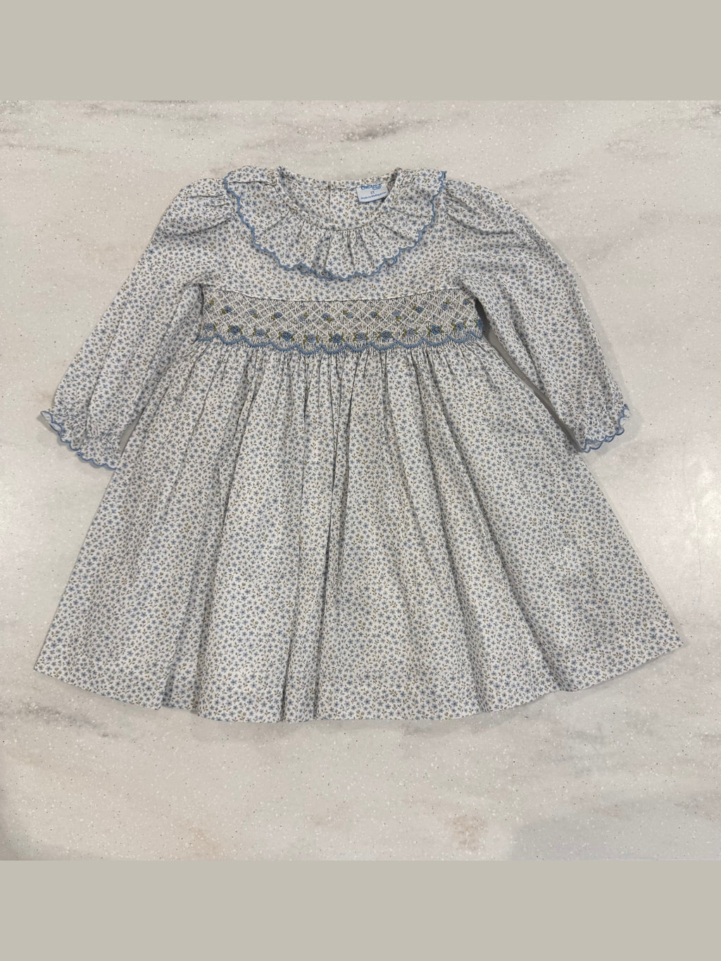 Forest Fairy Smock Dress w/long sleeves