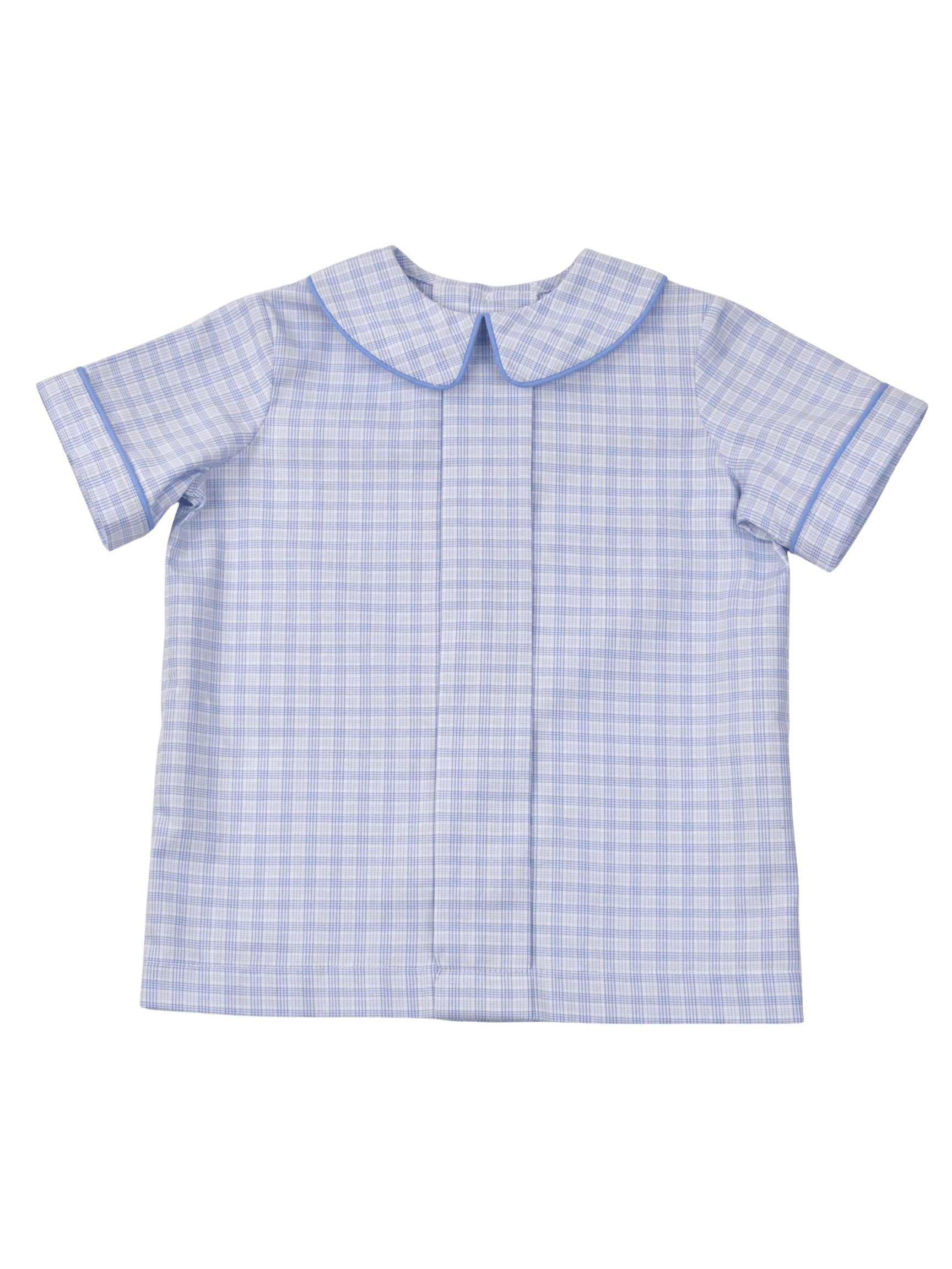 Peri Plaid Pleat Front Shirt