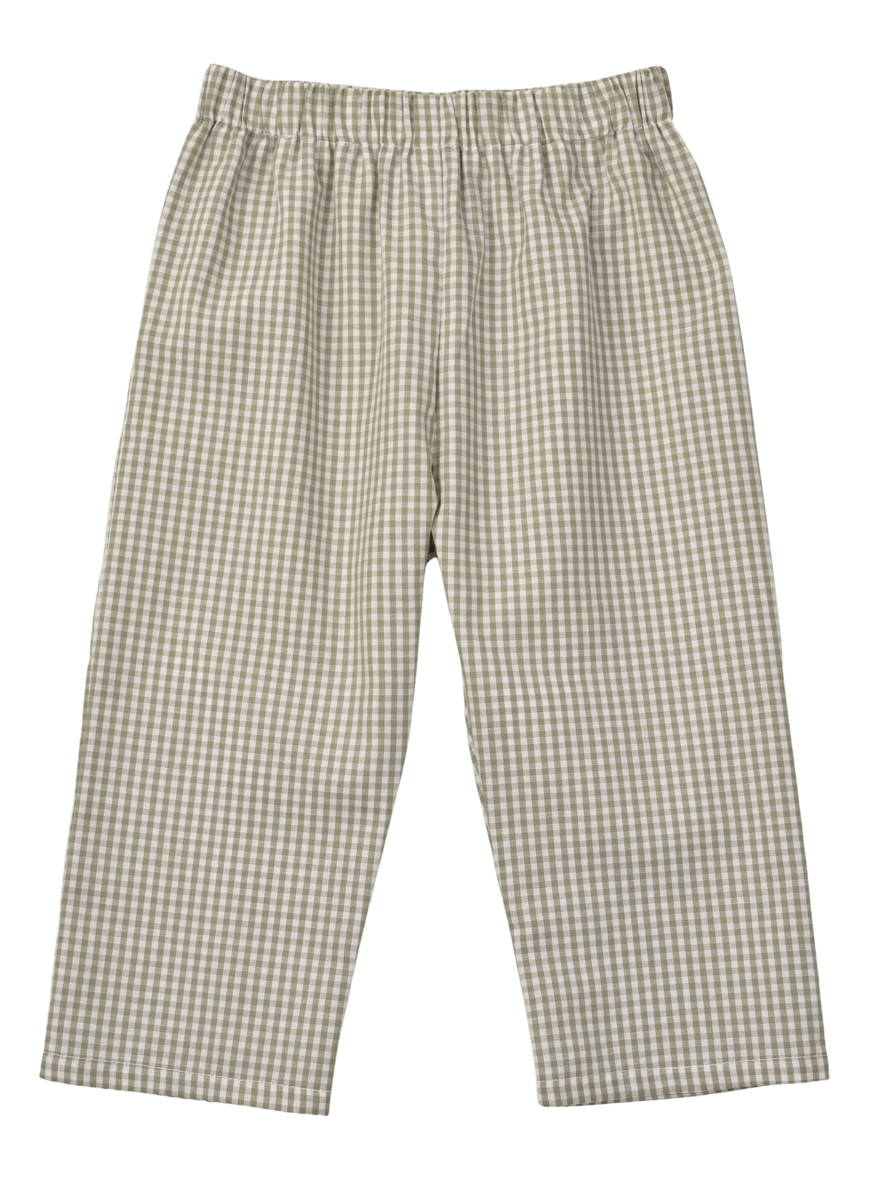 Sage Check Boys Pants