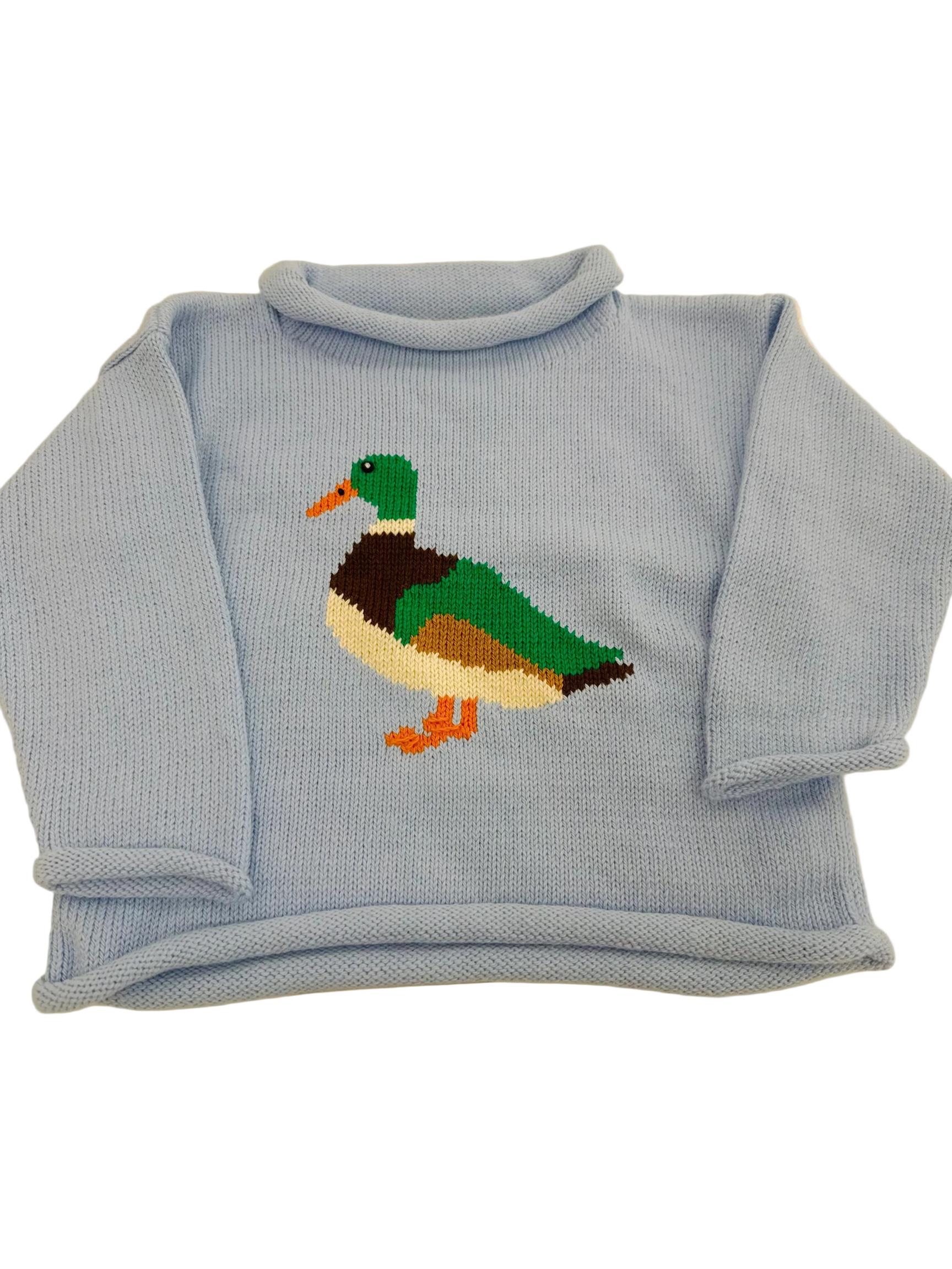 Mallard Roll Neck Sweater - Posh Tots Children's Boutique