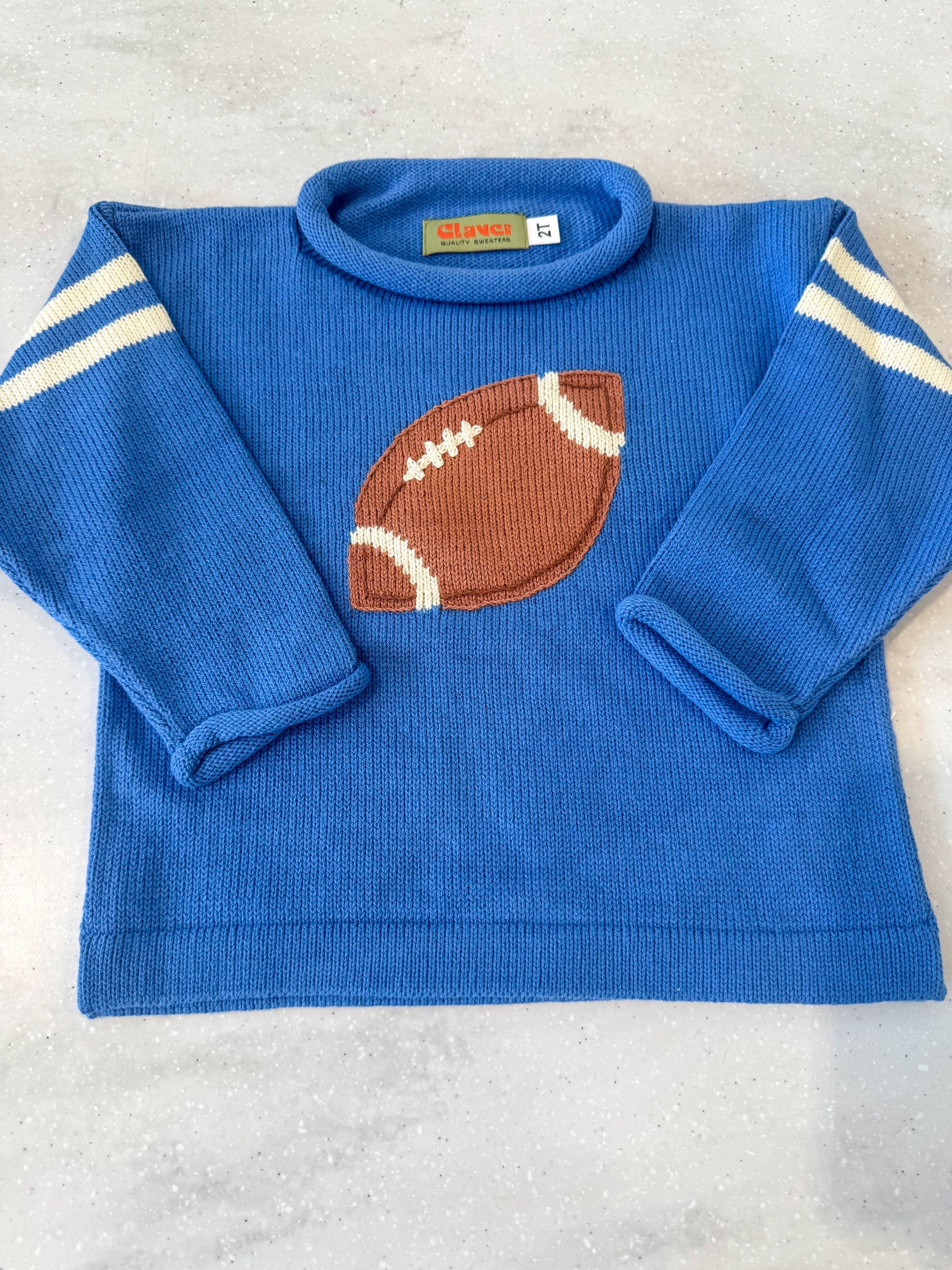 Football Roll Neck Sweater