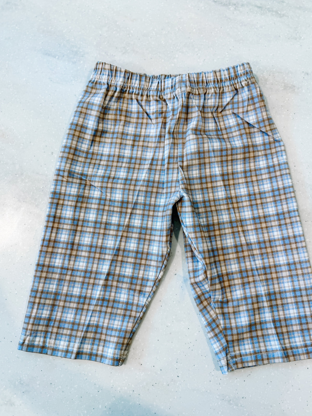 Blue/Brown Plaid Pants