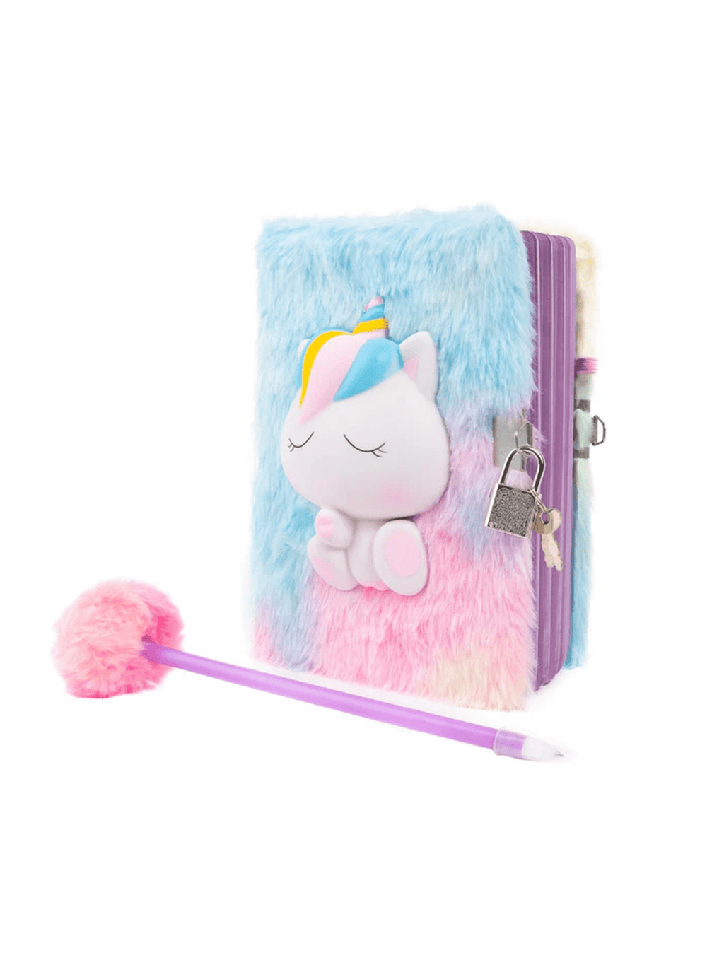 Furry Friends Squishy Journal, Unicorn Assorted