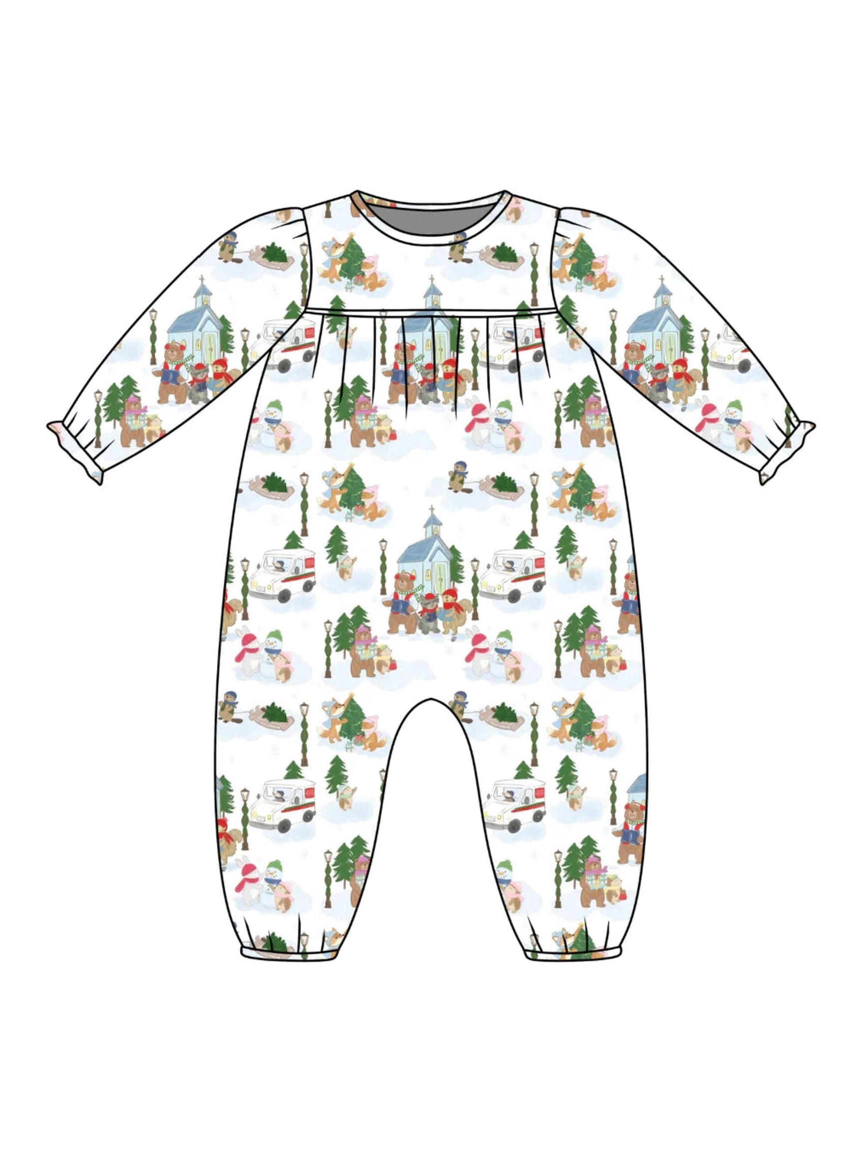 PRE-ORDER Ruthie Romper - A Woodland Winter