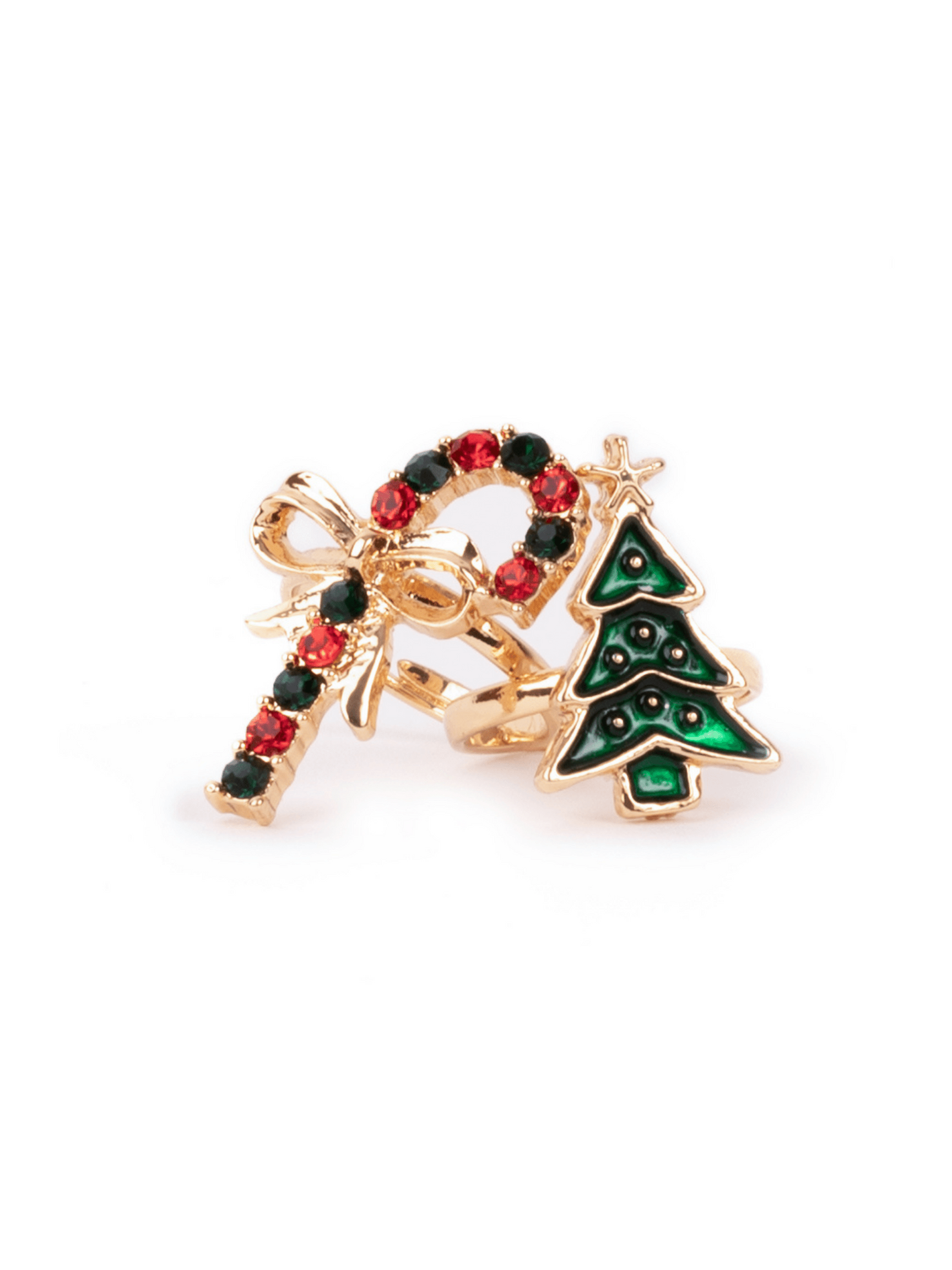 All Aglow Holiday Rings - 2 pc