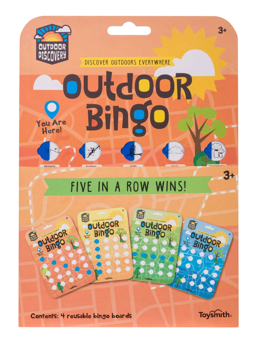 Outdoor Discovery Outdoor Bingo 4-Pack - Posh Tots Children's Boutique