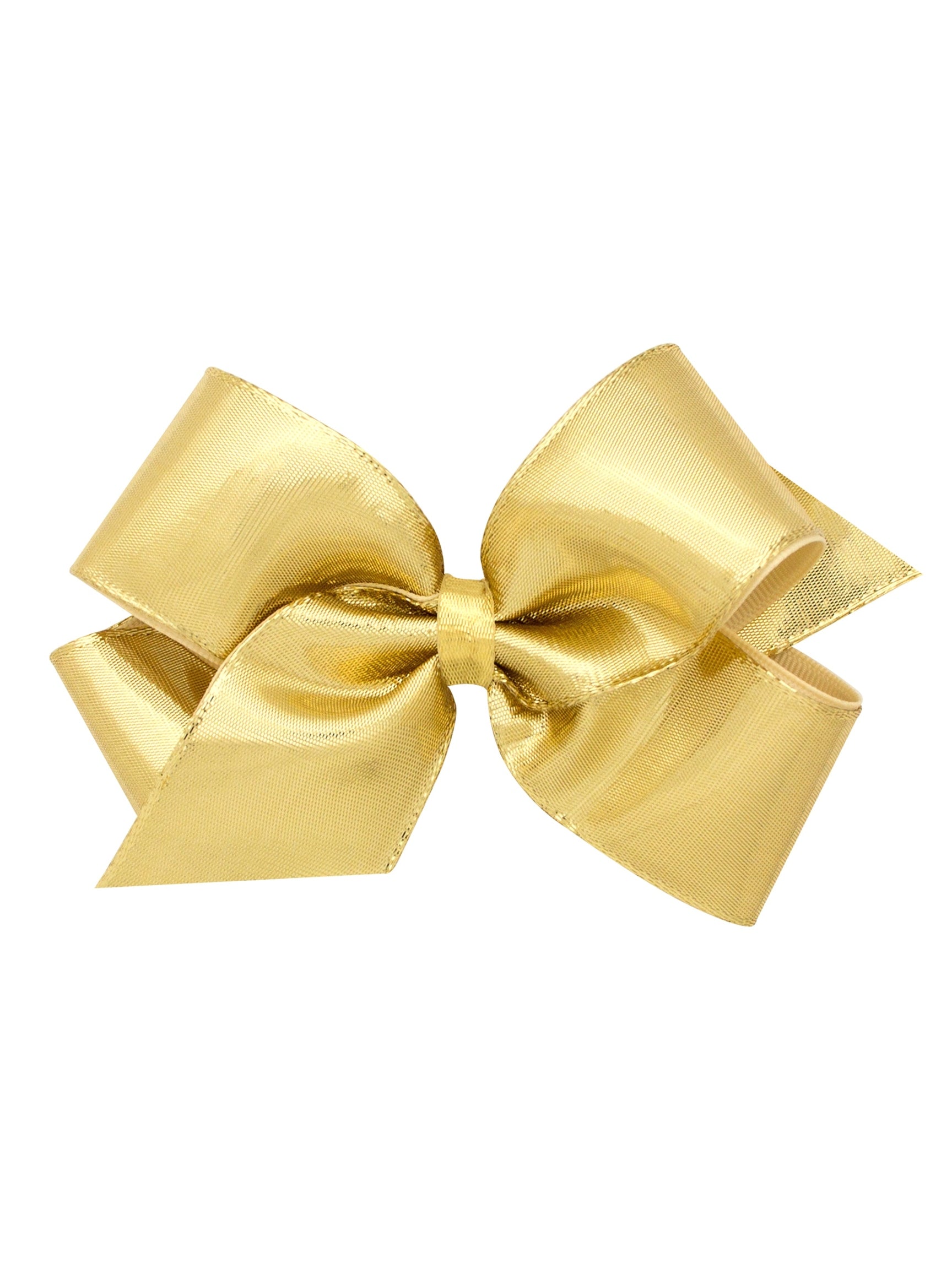 Metallic Overlay Hair Bow