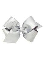 Metallic Overlay Hair Bow