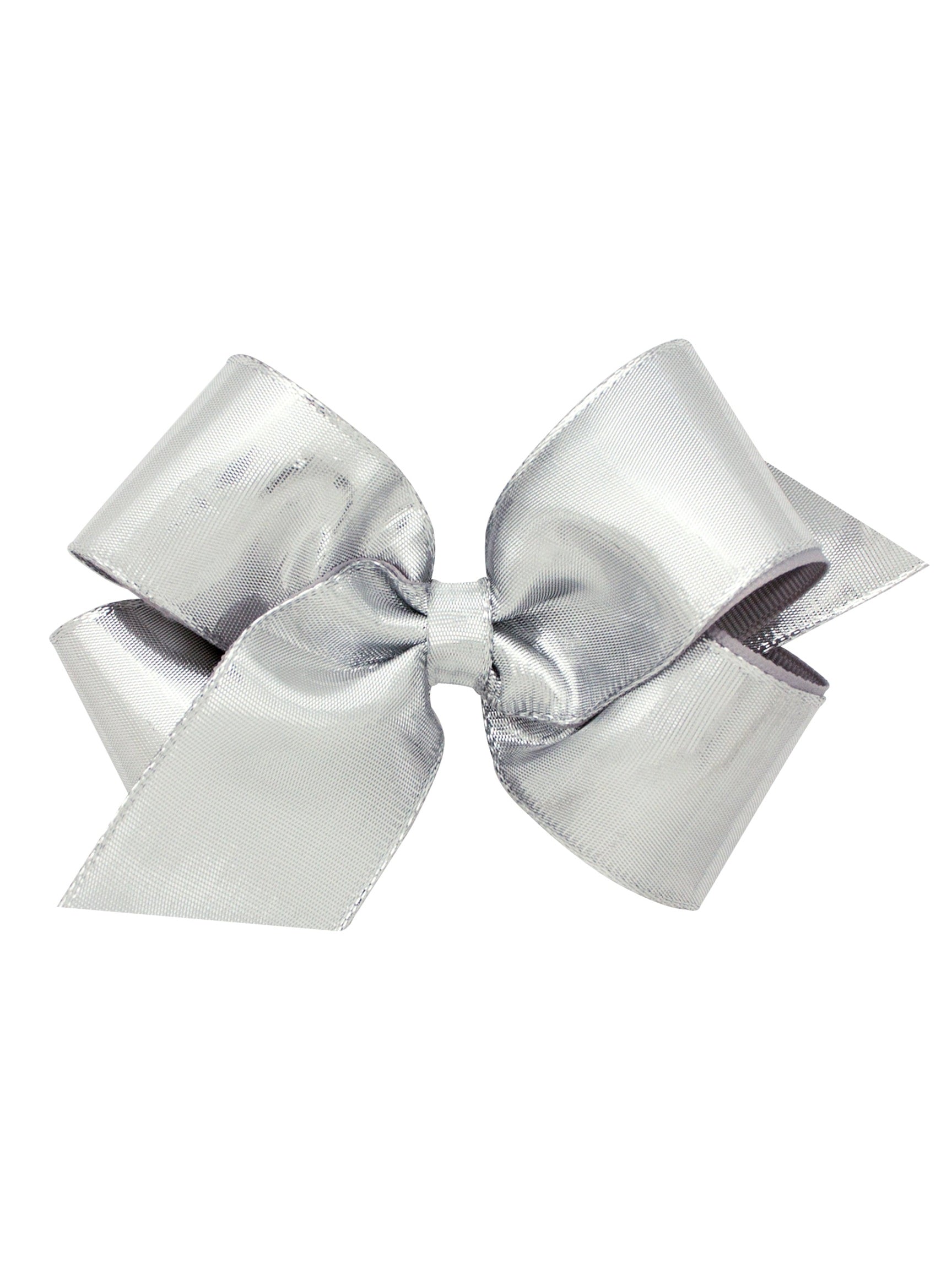 Metallic Overlay Hair Bow