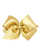 Metallic Overlay Hair Bow