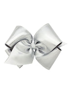 Metallic Overlay Hair Bow