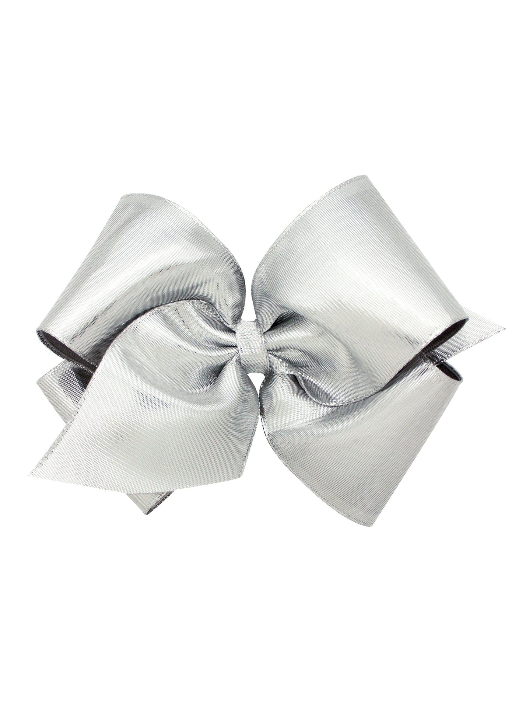 Metallic Overlay Hair Bow