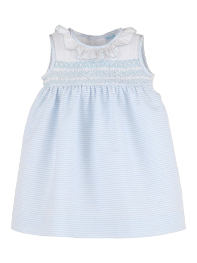 Stripes Combo Smocked Dress