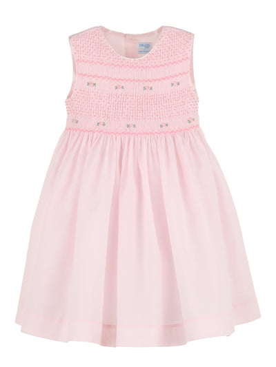 Enchanting Full Smocked Pink Dress