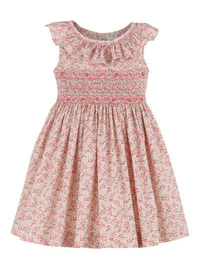 Tiny Floral Smock Dress