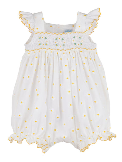 Yellow Daisies Smock Bubble