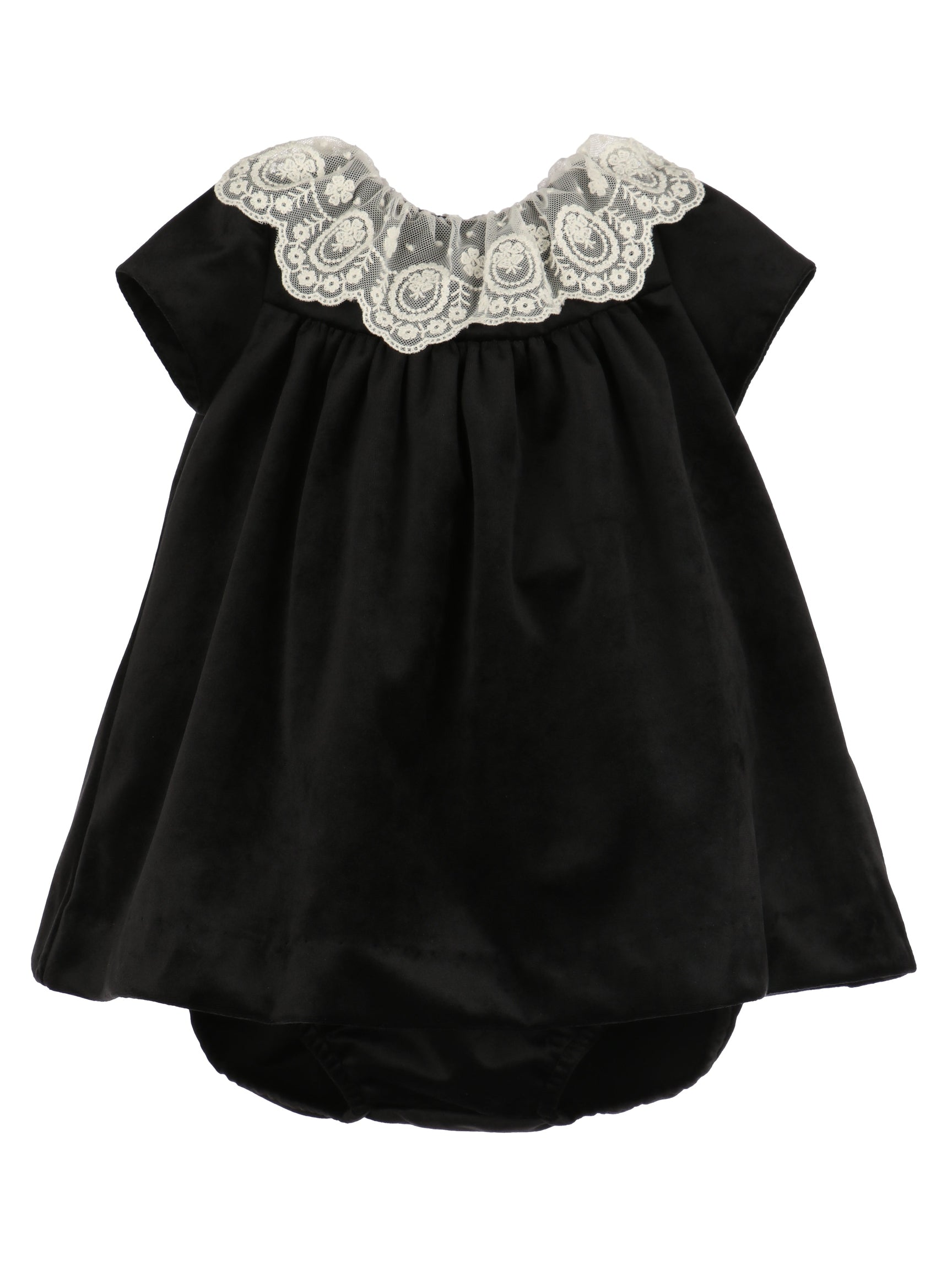 Deluxe Velvet Float Dress Black Patent / 24m Deluxe Velvet Float Dress Black Patent / 24m