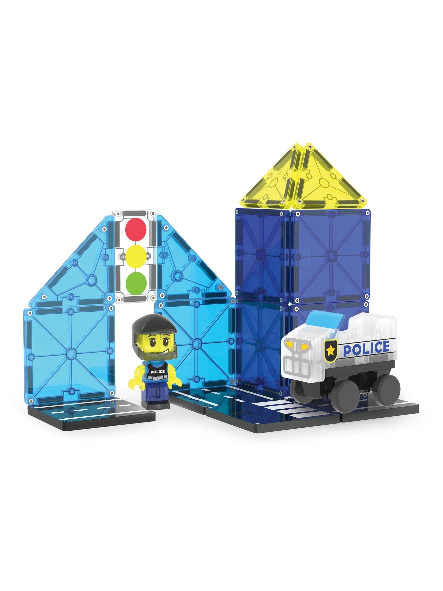 Magna-Tiles Police Patrol 20-Piece Set