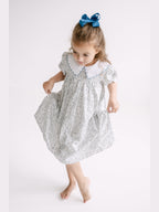 Timeless Blue Floral S/S Miller Dress