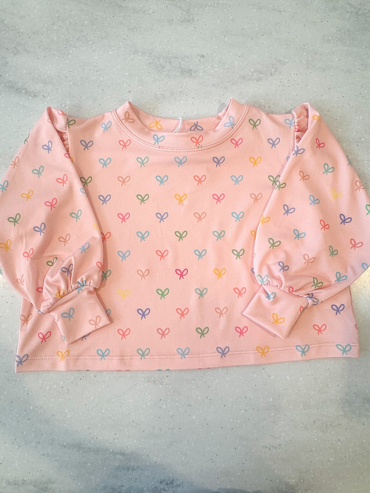 Multi Bows Puff Sleeve Top