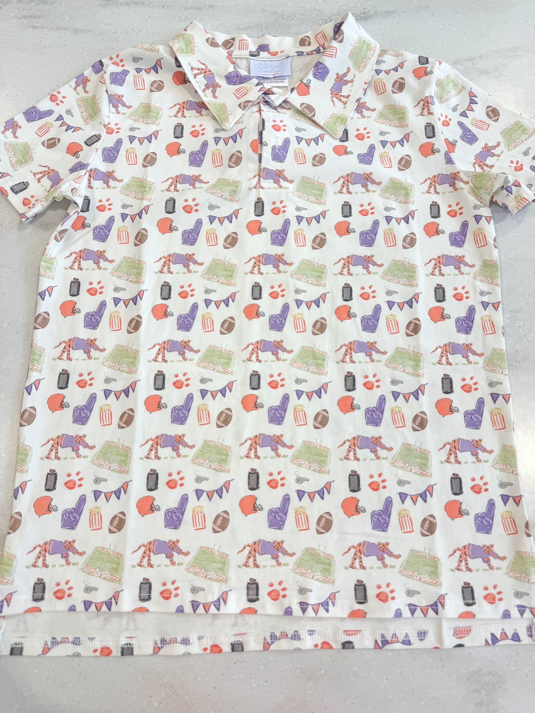 Jackson Polo - Game Day Tiger Paws