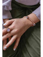 Boutique Chic Amethyst Love Bracelet