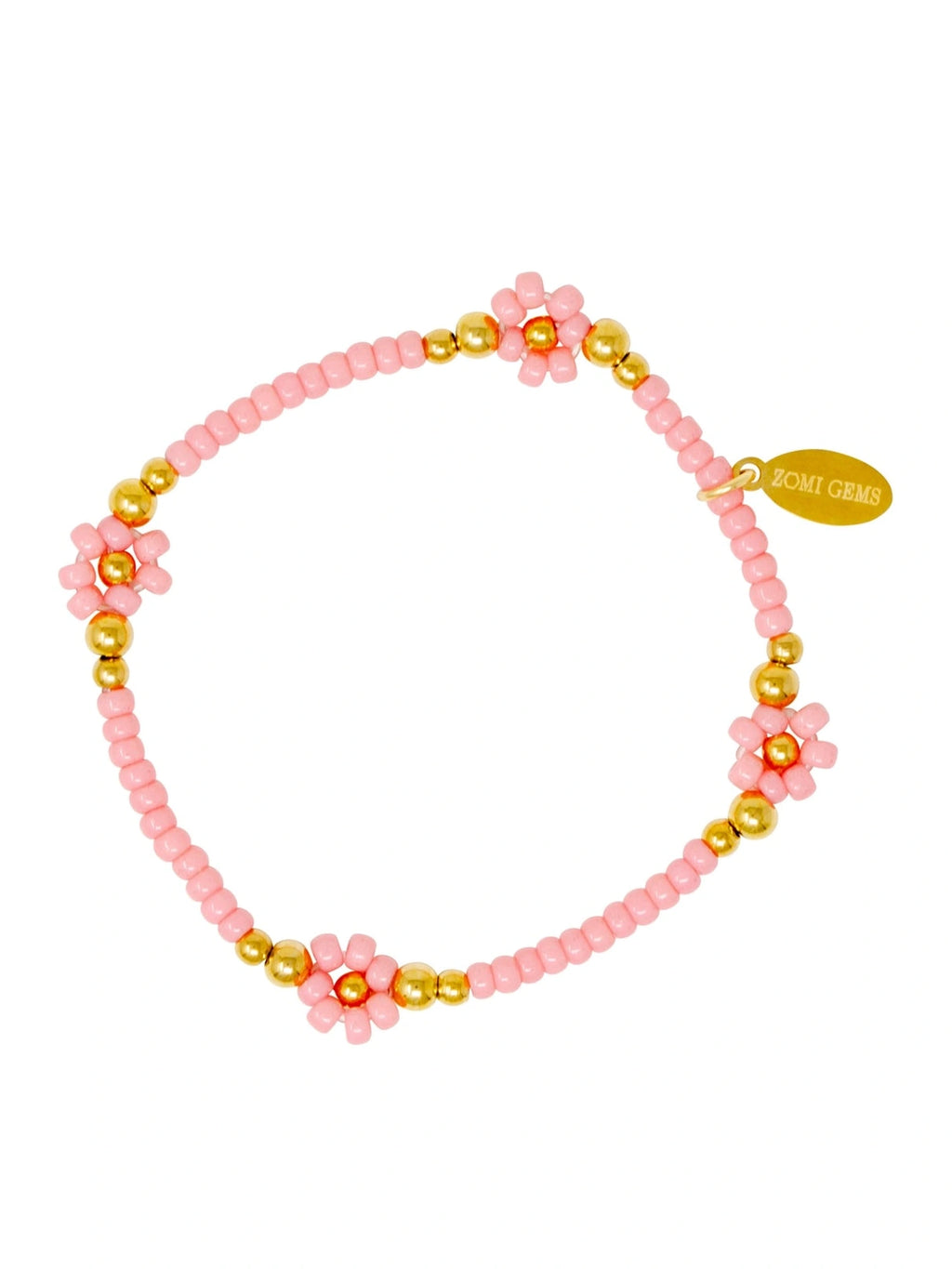Tiny Daisies & Hearts Bracelet