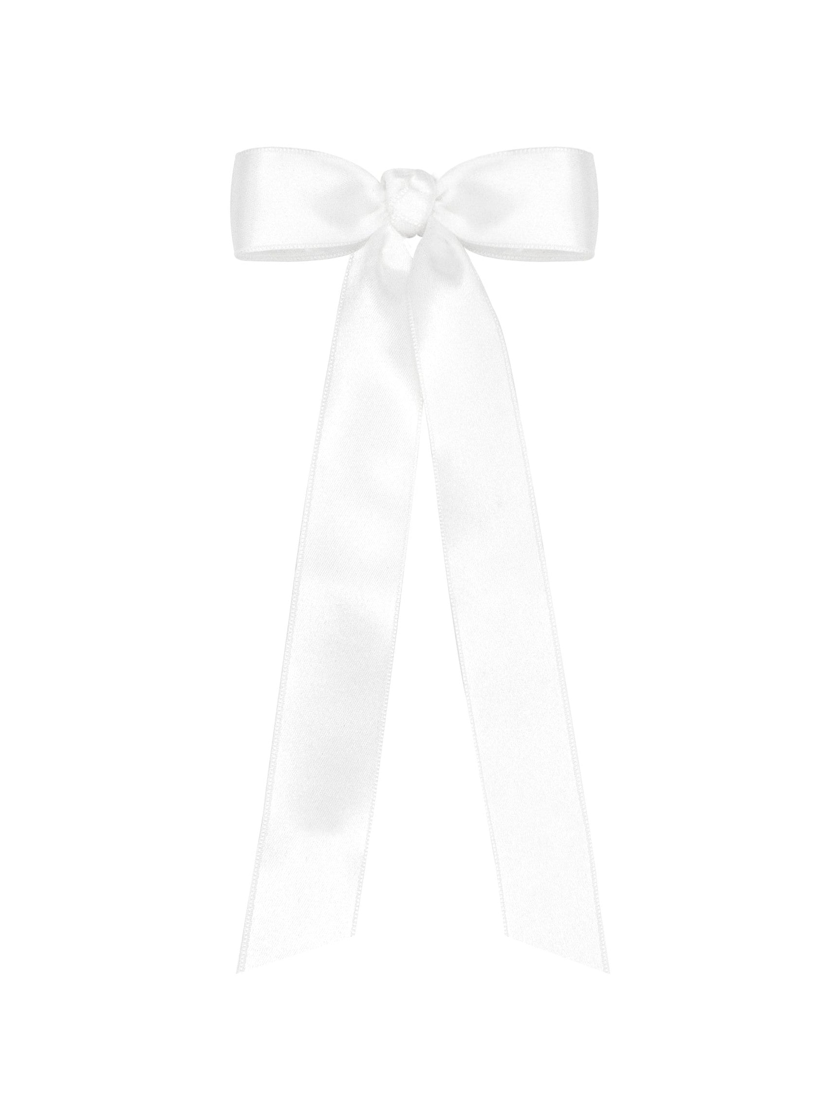 French Satin Bowtie with Streamer Tails