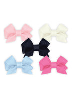 5 Pack Baby Front Tail Bows