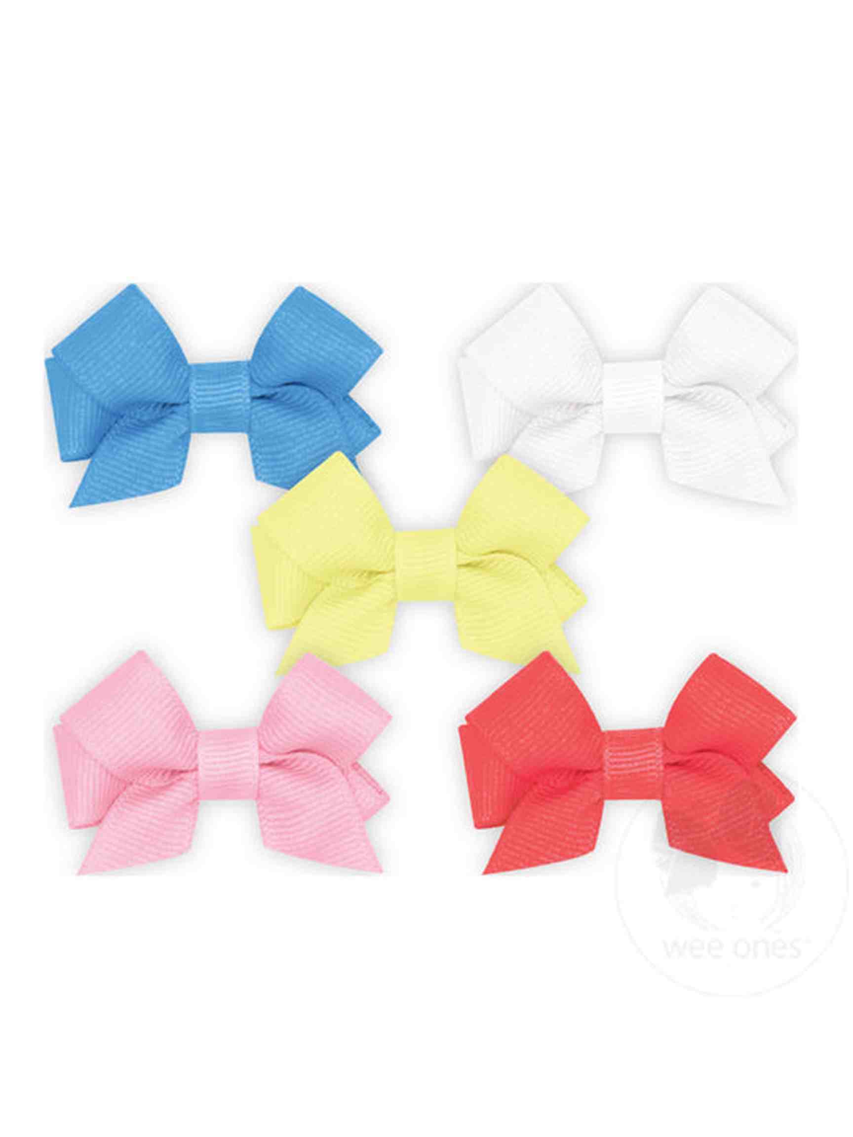 5 Pack Baby Front Tail Bows