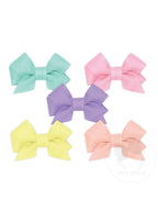 5 Pack Baby Front Tail Bows