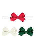 3-Pack Tiny Bows with Add-A-Bow Band