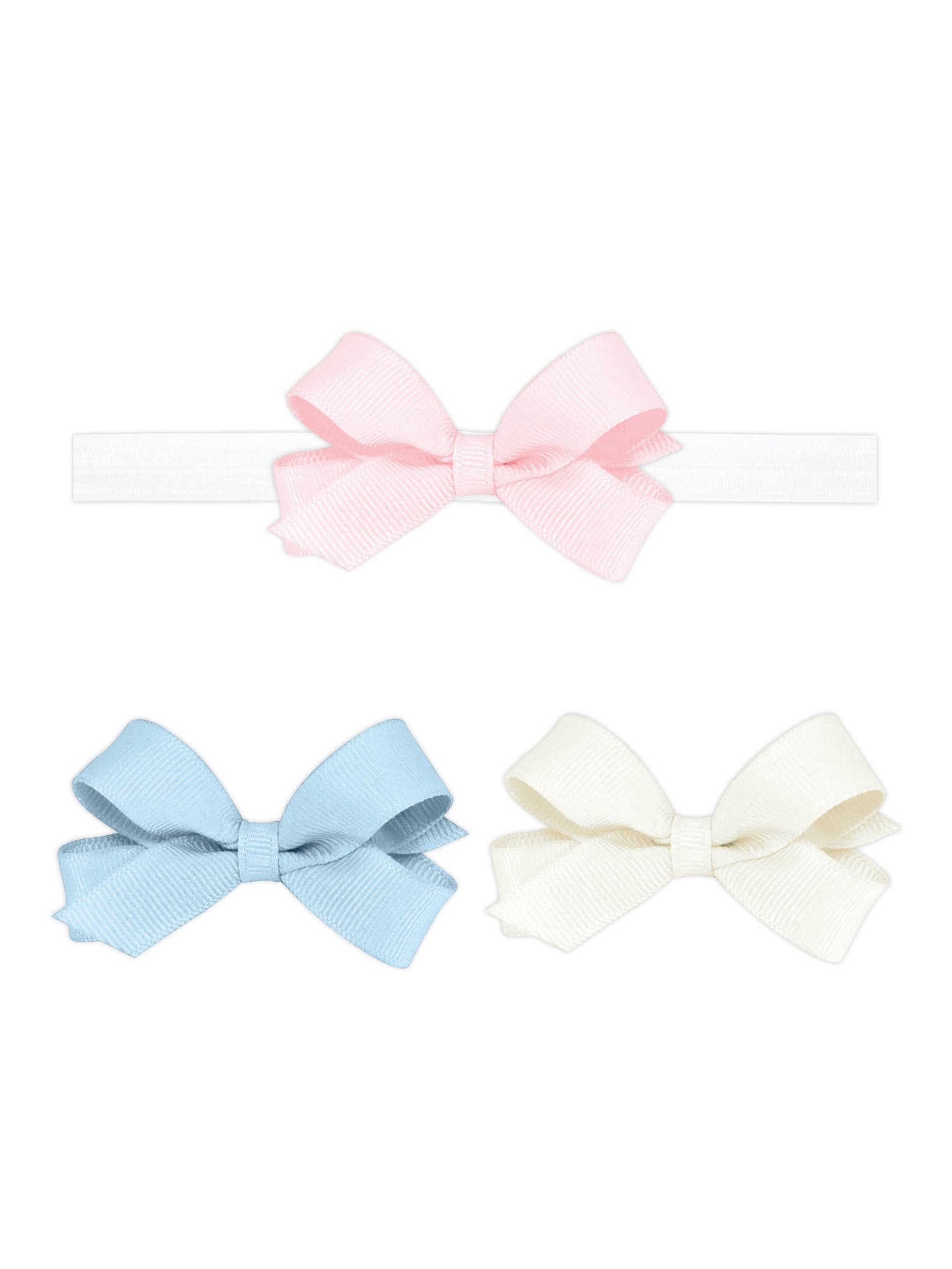 3-Pack Tiny Bows with Add-A-Bow Band